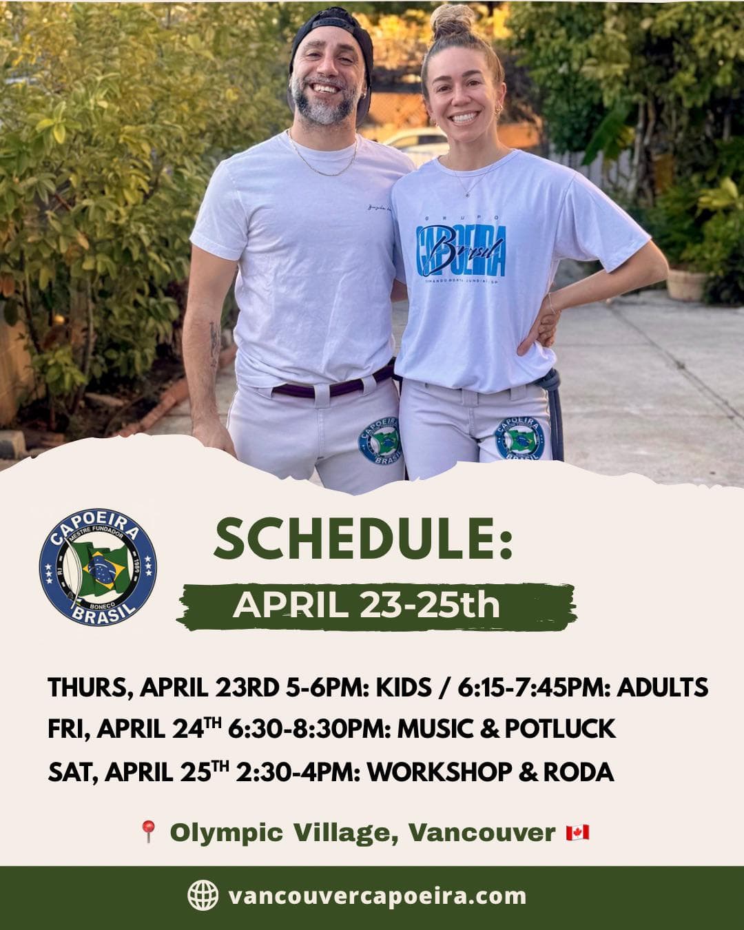 Spring Workshops with Prof. Quebrado & Grad. Sem Parar